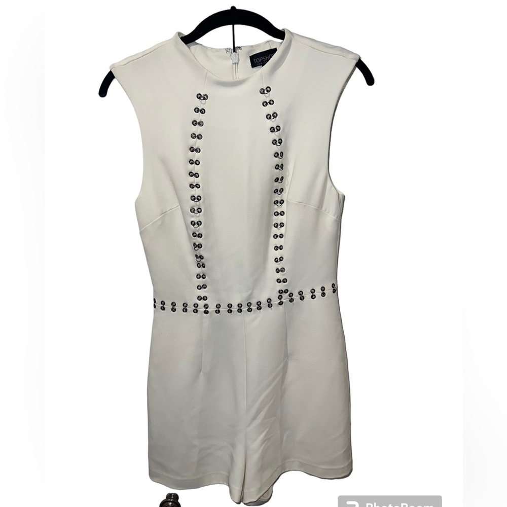 Topshop Formal Romper w/ Rings